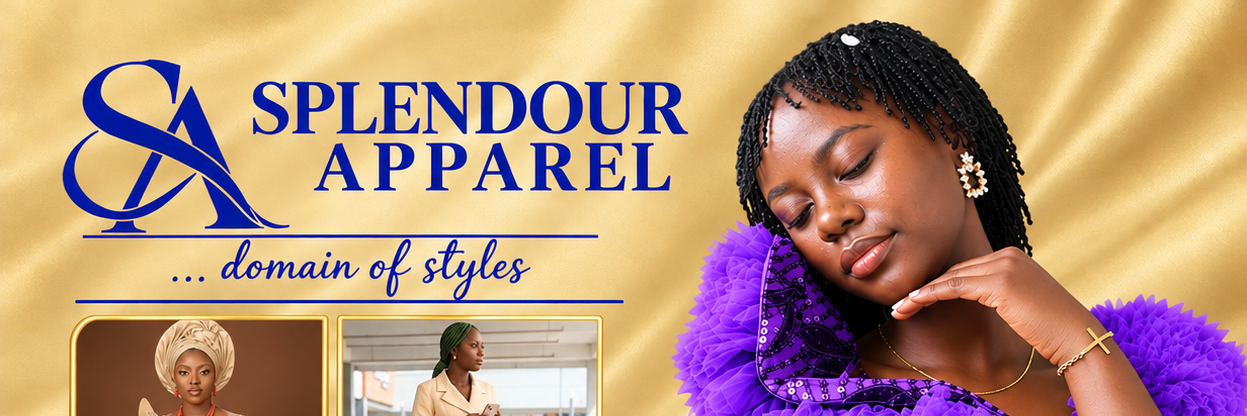 SPLENDOUR APPAREL storefront banner